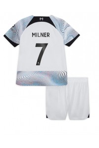 Fotbalové Dres Liverpool James Milner #7 Dětské Venkovní Oblečení 2022-23 Krátký Rukáv (+ trenýrky)